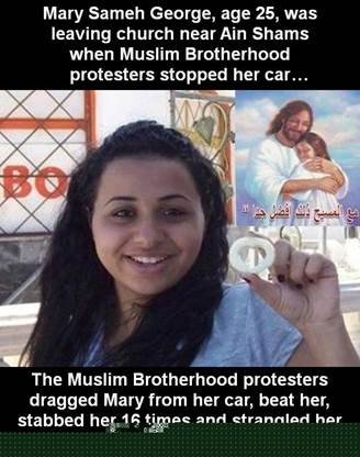 Islamist Mob Kills Coptic Christian Woman in Cairo