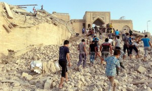 Demolished Grave of Prohet Jonah Near Mosul