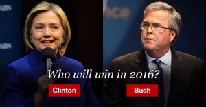 Hillary Clinton vs. Jeb Bush