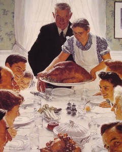The True Story - Thanksgiving - Norman Rockwell