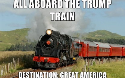 All aboard the Trump Train