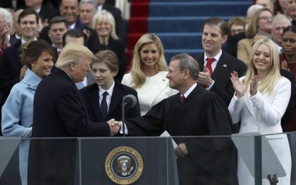 Donald Trump sworn in as 45th president 