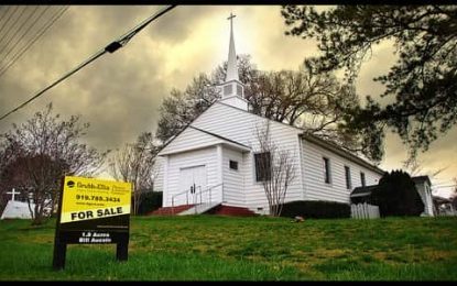 “Between 6,000 and 10,000 churches in the U.S. are dying each year” – and that means that over 100 will die this week