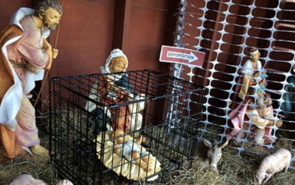 Catholic Church In Massachusetts Nativity Scene Puts Jesus In A Cage