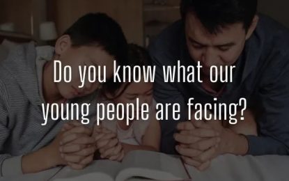 Do you know what our young people are facing?