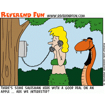 Adam and Eve Funny Pic