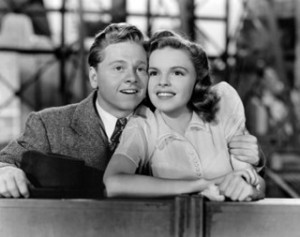 Rooney with Judy Garland