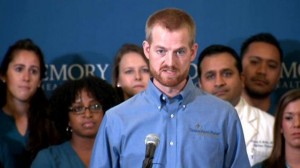Dr. Kent Brantly delivers remarks as he is released from hospital