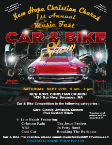 2014 Car Bike Show and Music Fest Poster