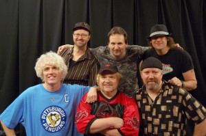 Back Row (Left to Right): Tom Milnes, Guitar; Tom Tincha, Guitar; Jimmy "Vegas" Tanner, Drums Front Row (Left to Right): J. Jackson, Vocals; Keith Haynie, Bass; Bill Hubauer, Keyboards 