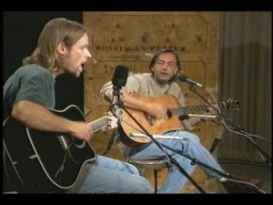 Richie Mullins and Mitch McVicker perform together in 1995
