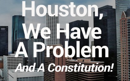 Houston You Have a Problem, a Big Problem!
