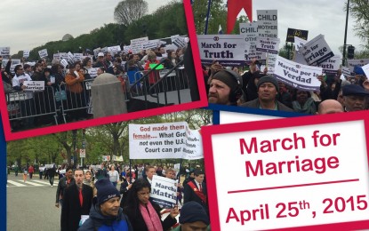 March for Marriage Draws Small but Dedicated Crowd