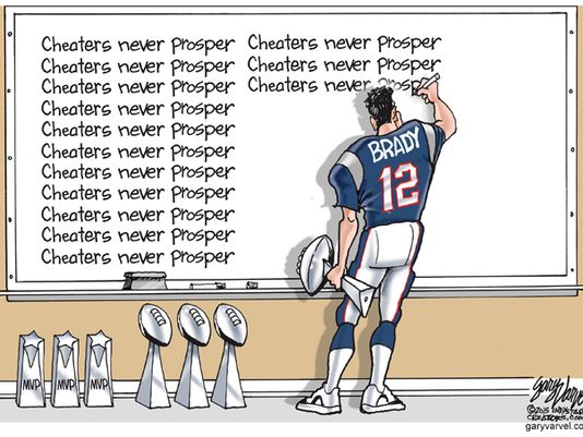 Tom Brady - Cheaters never prosper