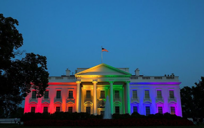 President Who Opposed Gay Marriage Three Years Ago Turns White House Into Rainbow Extravaganza