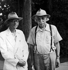 Gödel and Einstein.