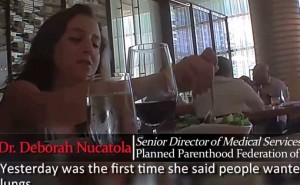 At a recent lunch meeting Dr. Deborah Nucatola, Senior Director of Medical Services for Planned Parenthood Federation of America (PPFA) nonchalantly states “did a 17-weeker just this morning.”