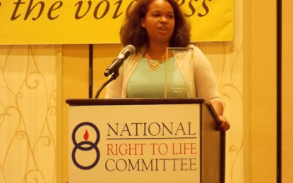 Rhode Islander wins 1st place in National Right to Life Oratory Contest