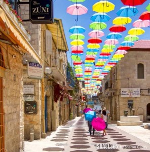 Umbrella St Project Jerusalem