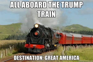 All aboard the Trump Train