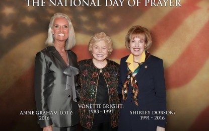 Anne Graham Lotz Succeeds Shirley Dobson as Next Chairman of the National Day of Prayer Task Force