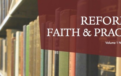 Reformed Theological Seminary Launches Online Journal