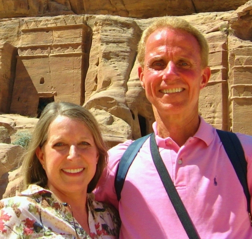 Tell Her - Meg-and-Rusty-in-Petra, Jordan Press tour