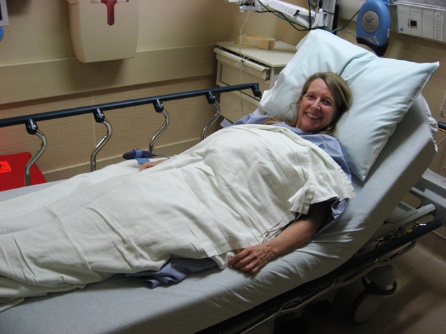 Tell Her - Meg smiling before 2012 cancer surgery