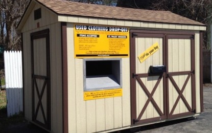 Word of Life Opens Shed for Clothing Drop Off Project