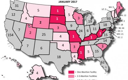 Roe v. Wade Fade: Six States Have Only One Remaining Abortion Facility