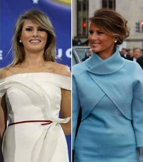Secret message hidden in Melania Trump’s inaugural dress