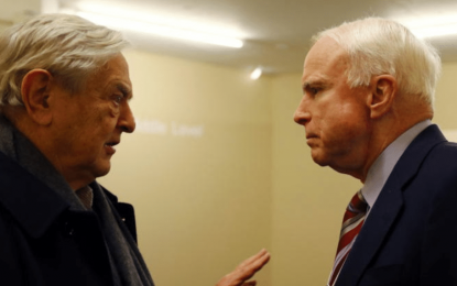 George Soros funds McCain Institute