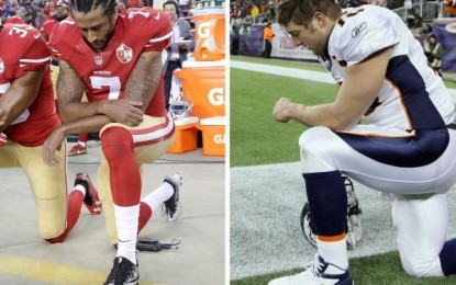 Colin Kaepernick vs. Tim Tebow: A tale of two Christians on their knees