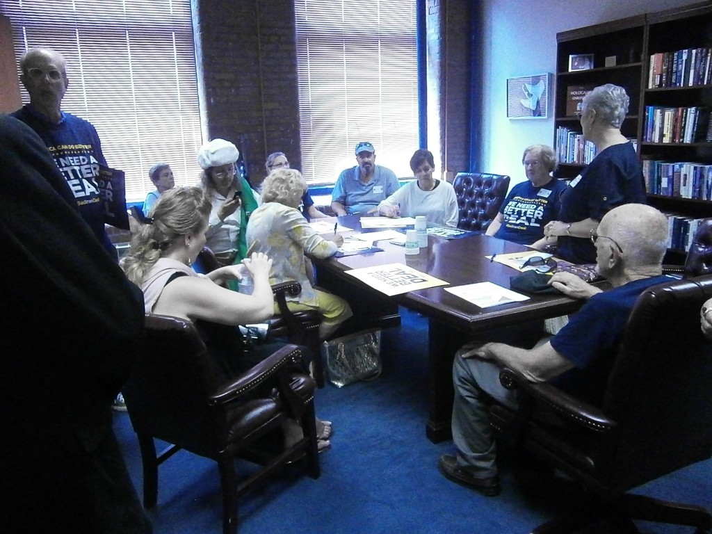 In the Beginning - Jews and Christians at Rep. Ciccilines office re Iran