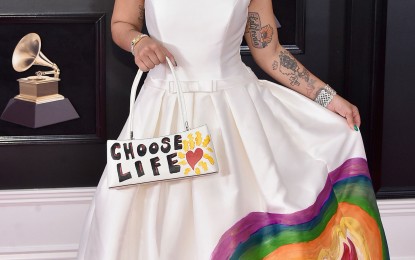 Singer Joy Villa Stuns Crowds on Grammys Red Carpet with Her Pro-Life Wedding Dress