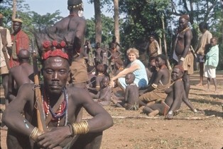 God Can Wield - Lavina with the Majangir people in 1964