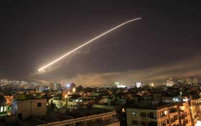 Syrian air defenses repel missile strikes targeting two airbases