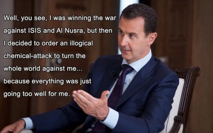 ‘Zero real evidence’ Assad behind chemical attack