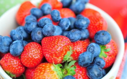Avoid a heart attack by eating blueberries and strawberries, according to Harvard Medical School