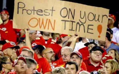 NFL Millionaires Continue Their Protest