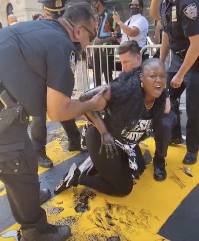 ‘Jesus Matters’ activists deface BLM murals in NYC, say police treated them well