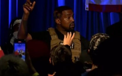 Kanye West Unleashes Profanity-Laced Speech, Quotes God Speaking in Expletives to Stop Him From Aborting Daughter