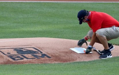 Major League Baseball to Stencil ‘Black Lives Matter’ on Pitcher’s Mound for Opening Weekend
